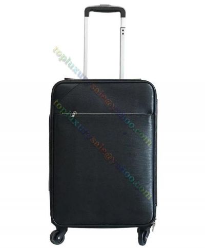  Louis Vuitton Pegase Legere 50 Black Epi Leather Fashion Front Zipper Pocket Telescopic Cane Rolling Luggage Bag