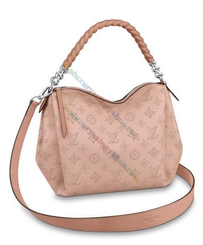  Louis Vuitton Monogram Babylone BB Silver Chain Female Pink Perforated Cowhide Leather New Crossbody Bag M51219