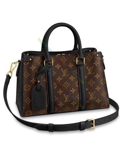  Louis Vuitton Monogram  Soufflot BB M44898 Medium Brown Canvas Balck Belt Female Fashion Crossbody Bag Online