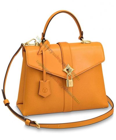 Louis Vuitton Rose Des Vents PM Orange Leather Belt Trimming Women Single Handle 2022 Popular Flap Crossbody Bag Online