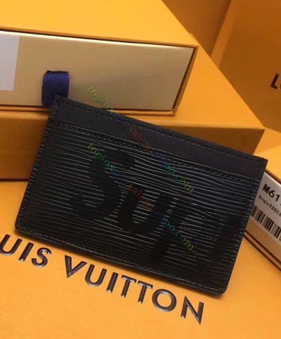  Louis Vuitton X Supreme Best Website Multiple Compartment Black Pattern  Large Logo Epi Cow Leather Compact Neutral Wallet